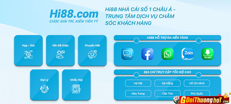 Nhà cái Hi88 dẫn đầu xu hướng cá cược Việt Nam và Thế Giới năm 2023