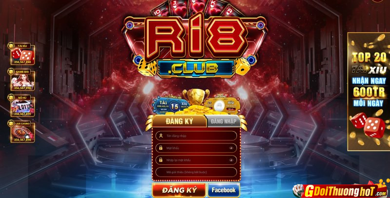 Cổng game Ri8 Club đi đầu với không gian cá cược đẳng cấp nhất Châu Á