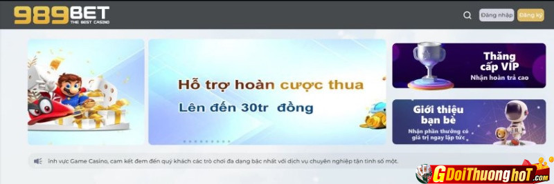 989Bet nhà cái chất chơi điểm đến lý tưởng của hàng triệu tay cược Việt Nam