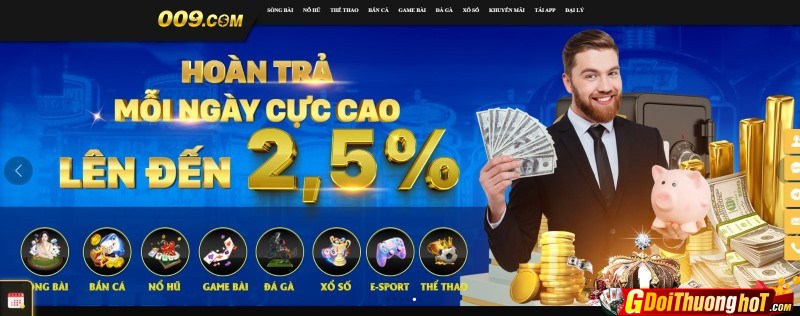 Tượng đài cá cược online 009.com top 1 trong lòng bet thủ toàn Châu Á