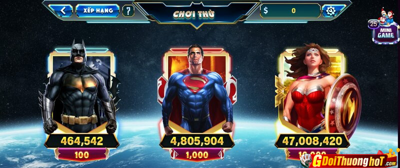 Giới thiệu Justice League Slot game đổi thưởng xanh chín nhất 2024